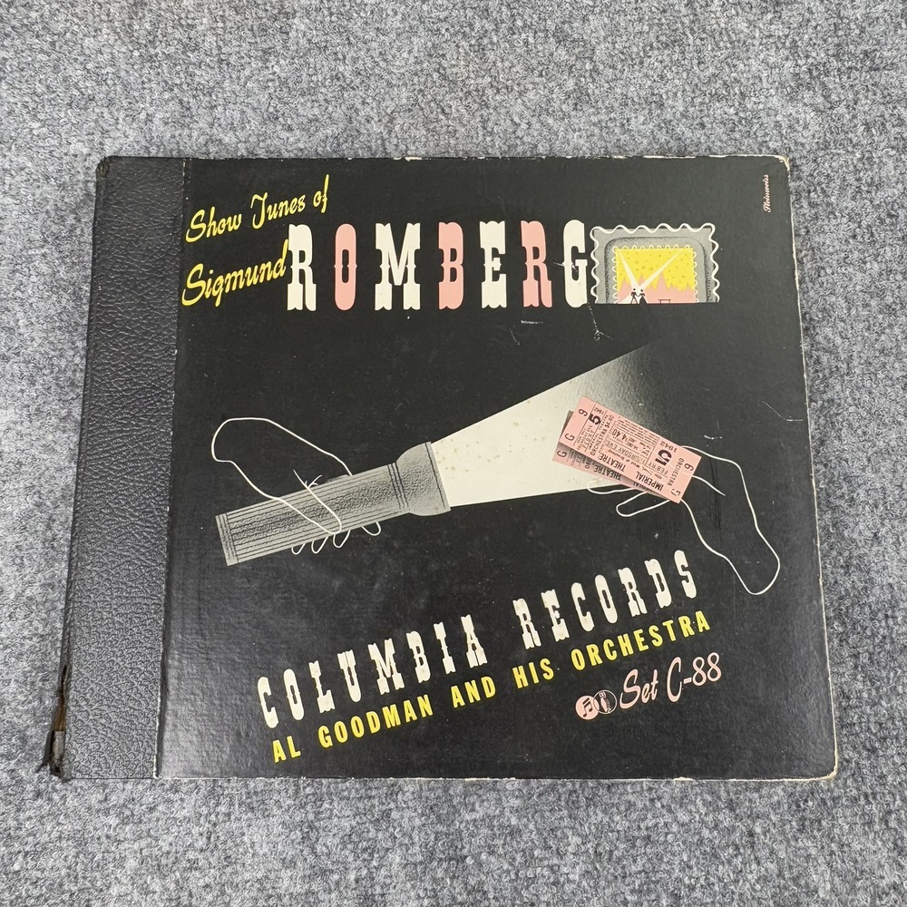 78 RPM Show Tunes of Sigmund Romberg Al Goodman and his Orchestra 4 record set